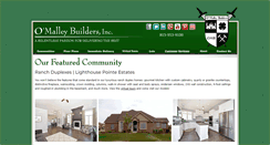 Desktop Screenshot of omalleybuilders.com