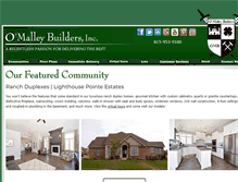 Tablet Screenshot of omalleybuilders.com